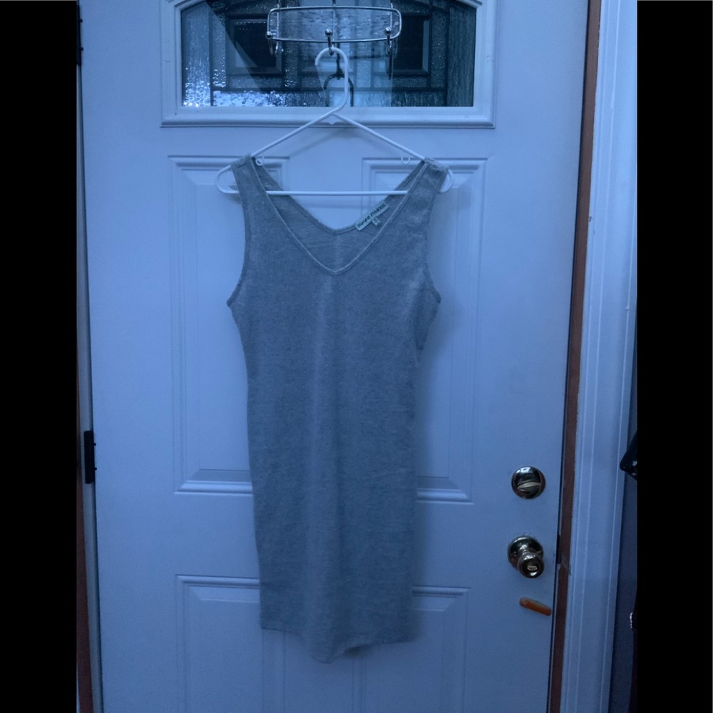 Velour type of body con dress